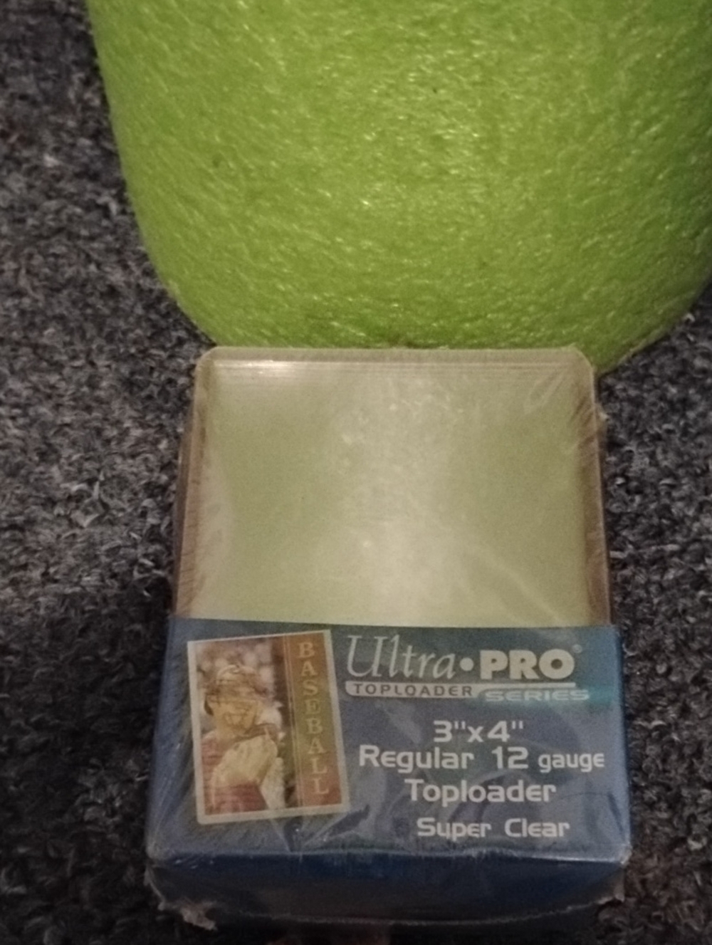 Ultra PRO 3"x4" Regular 12 Gauge Toploader - Clear (Blue Label)